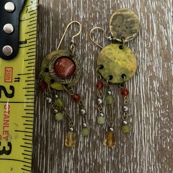 Cute Beaded Hanging Dangle Hook Earrings - Picture 7 of 10